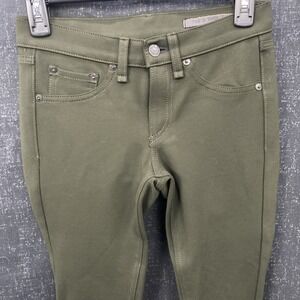 Rag & Bone Jeans Womens Size 24 ‎  Jeggings Stretch Olive Inseam 30in NWOT